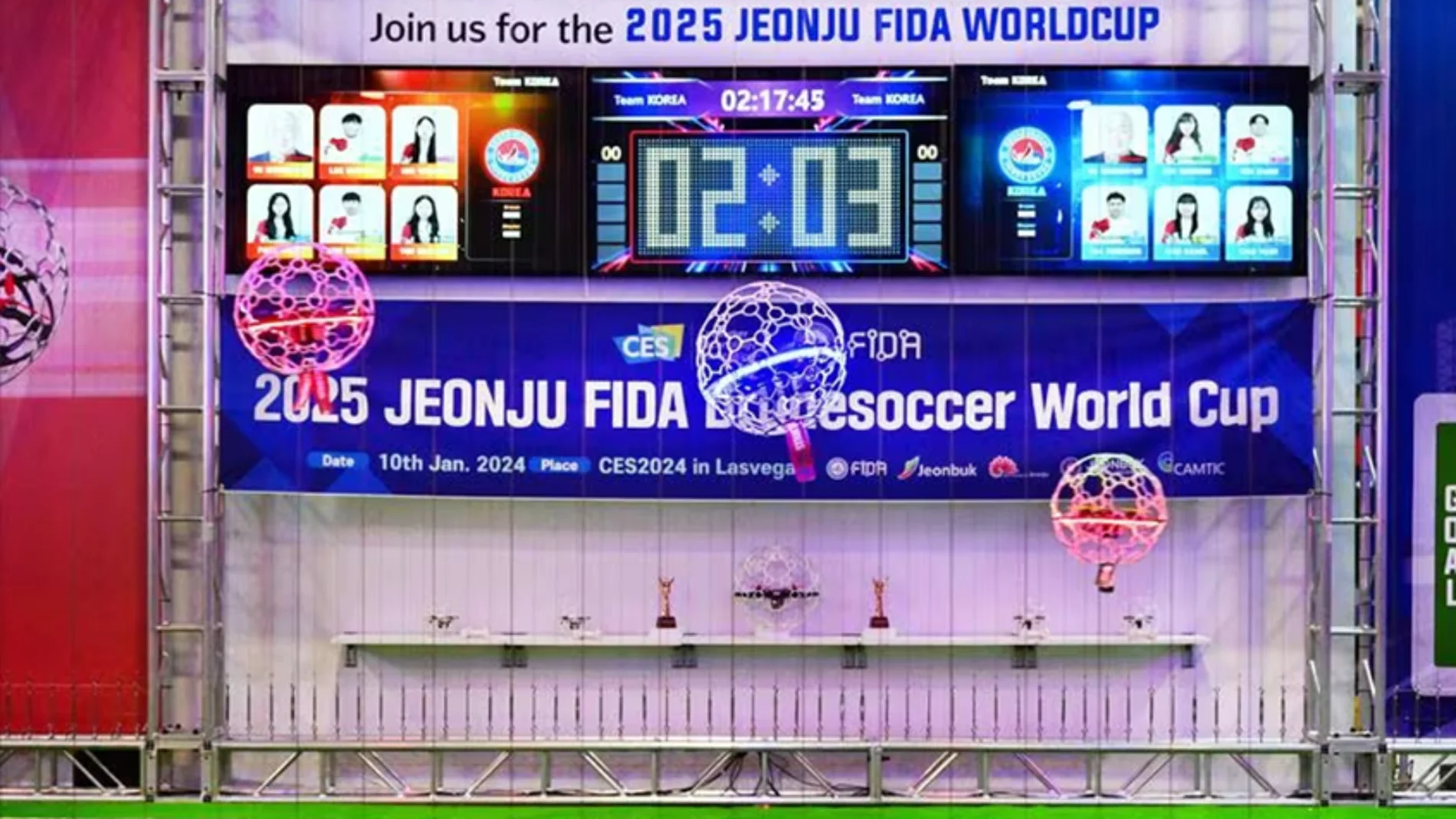 Los drones más allá de Ucrania o Irán: juegan al futbol y disputarán su primer mundial en 2025