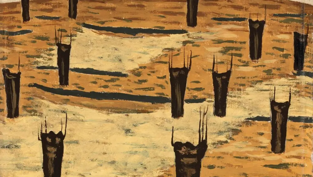Geodofredo Ortega. Alcornoques, 1970