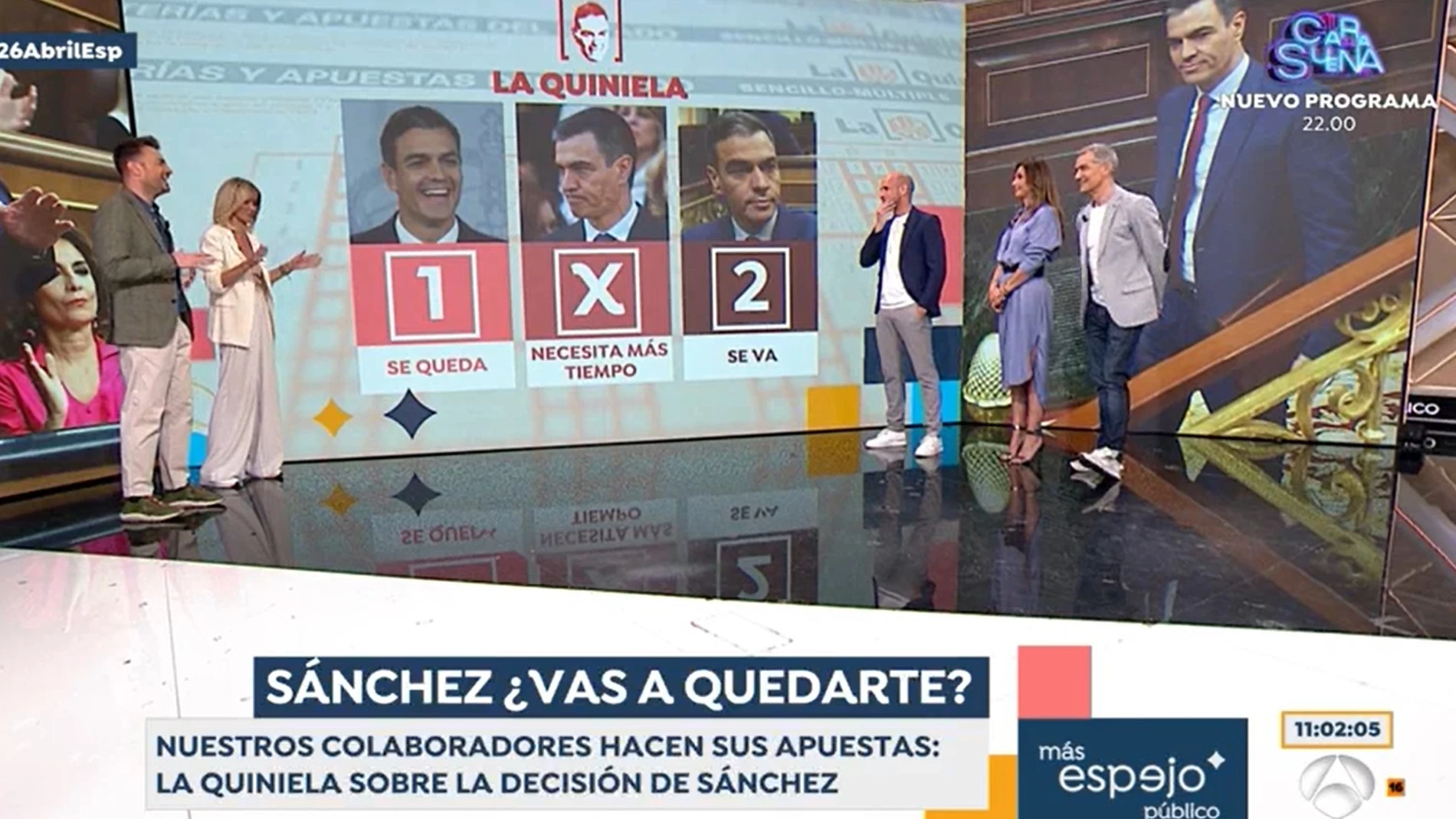 La decisión de Pedro Sánchez provoca una discusión a dos bandas de Gonzalo Miró en “Espejo Público”
