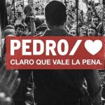 Imagen de la campaña socialista para animar a Pedro Sánchez a que continúe al frente del Gobierno.