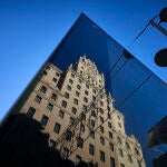 Fachada edificio Telefónica en la Gran Vía de Madrid. © Alberto R. Roldán / Diario La Razón. 23 12 2023