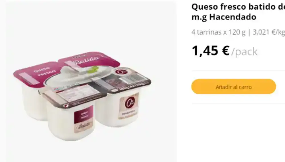 Este producto de Mercadona te ayuda a mantener la línea y a cuidar tu salud
