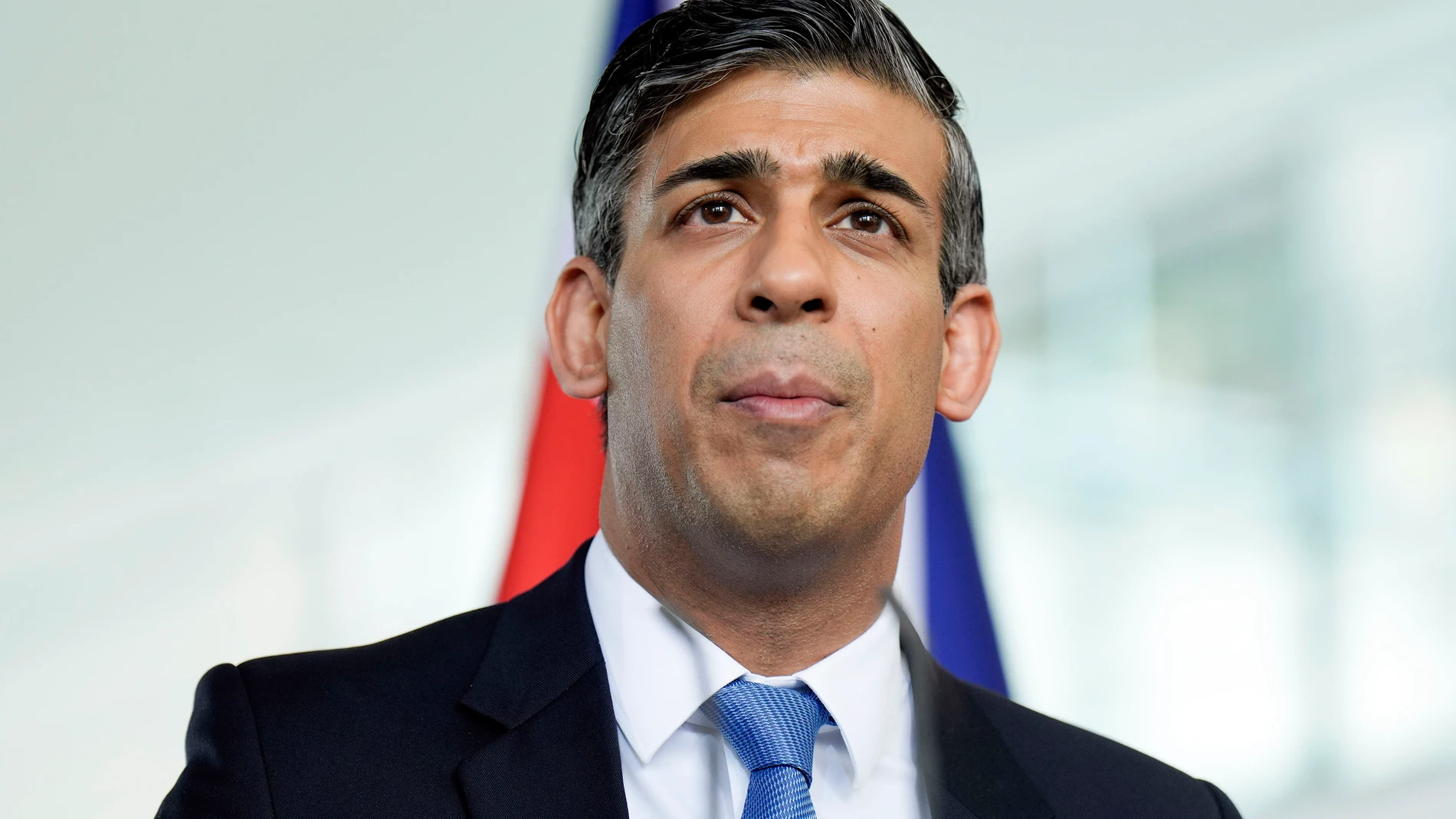 April 24, 2024, Berlin, Berlin, Deutschland: Rishi Sunak beim Empfang des Premierministers des Vereinigten Königreichs von Großbritannien und Nordirland mit militärischen Ehren und zu einem gemeinsamen Gespräch mit dem Bundeskanzler mit anschließendem Pressestatement im Bundeskanzleramt. Berlin, 24.04.2024 24/04/2024