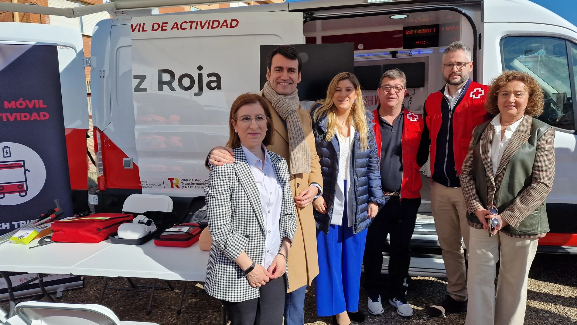 Raquel Alonso, Juan José Zancada, Ana Rodríguez, David Esteban y María Ángeles Cantalapiedra, en la imagen