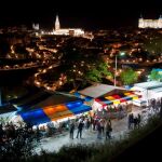 Casetas en la romería de la Virgen del Valle de Toledo