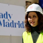 Isabel Díaz Ayuso, visita las obras del nuevo colector-interceptor en Pozuelo de Alarcón