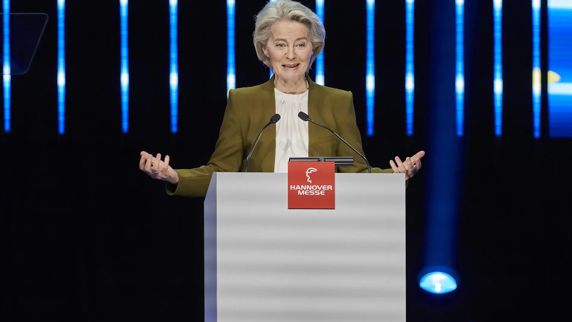 La presidenta de la Comisión Europea, Ursula von der Leyen