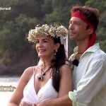 Ángel Cristo y Ana Herminia se convierten en marido y mujer en 'Supervivientes'