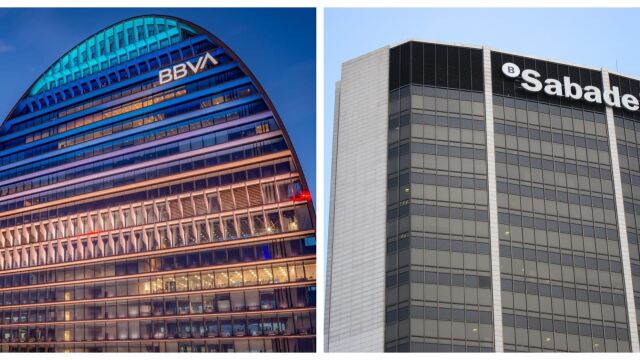 Economía/Finanzas.- La fusión con Sabadell sería una operación "exigente" para BBVA, según Renta 4