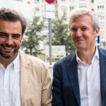 Rueda junto a Diego Calvo. 