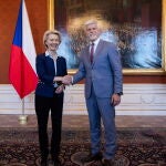 European Commission President Ursula von der Leyen vistis Prague