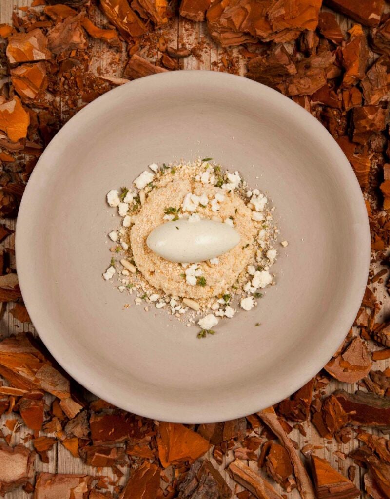 Ruta del Vino de Rueda, La Botica - piñones y pinares el postre homenaje al bosque de pinos