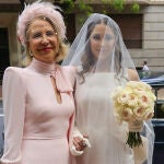 El vestido de novia de Eugenia Gil Muñoz.