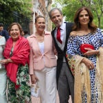 Ana Obregón en la boda de su sobrino.