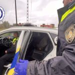 Momento del operativo policial 