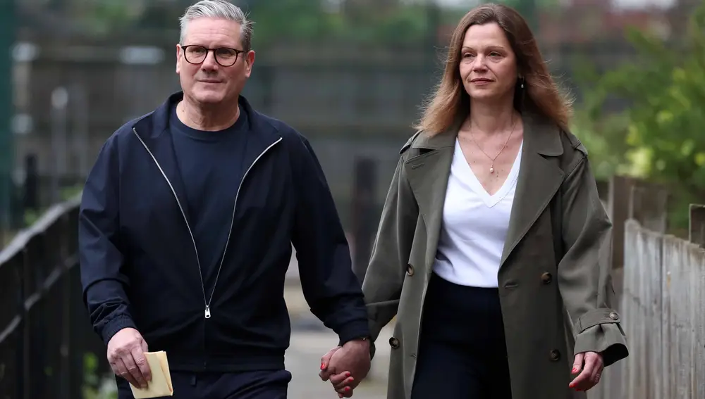 Labour Party leader Sir Keir Starmer votes during local elections in London