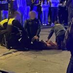 Brutal y salvaje pelea de menas marroquíes en plena calle de Lleida 
