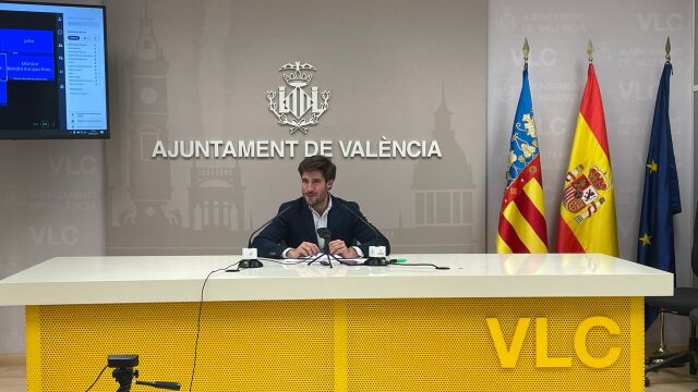 El portavoz del equipo de Gobierno del Ayuntamiento de Valencia, Juan Carlos Caballero