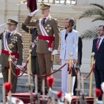 La Reina Letizia en la jura de bandera