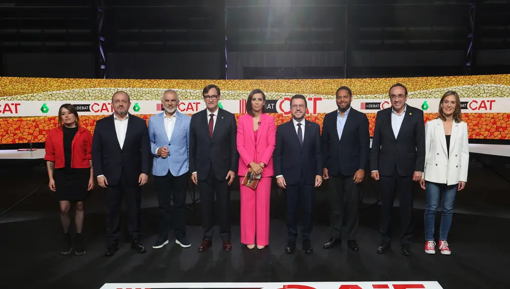 Debate electoral organizado con los candidatos a las elecciones catalanas del 12 de mayo.