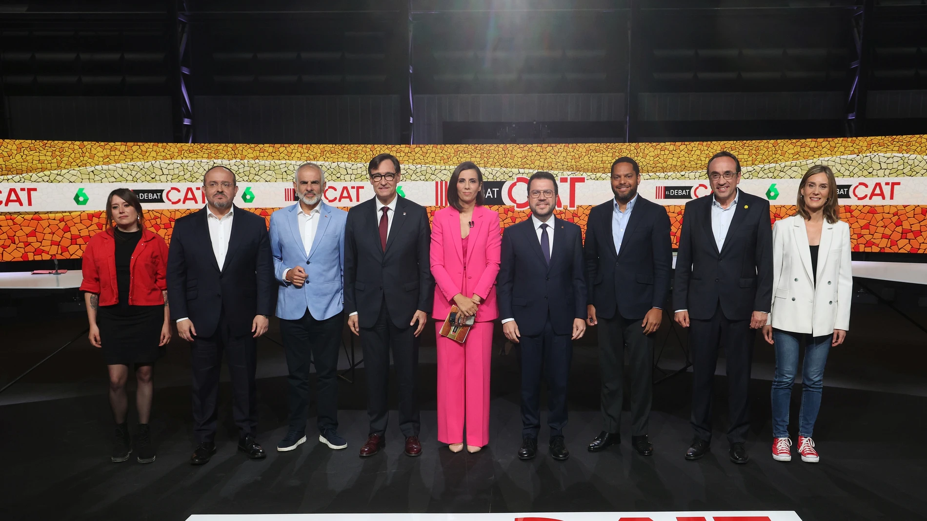 Debate electoral organizado con los candidatos a las elecciones catalanas del 12 de mayo.