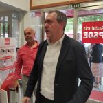 El secretario general del PSOE-A, Juan Espadas
