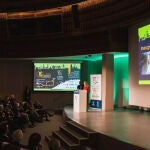 María Guardiola, Presidenta de la Junta de Extremadura, en la inauguración del Foro