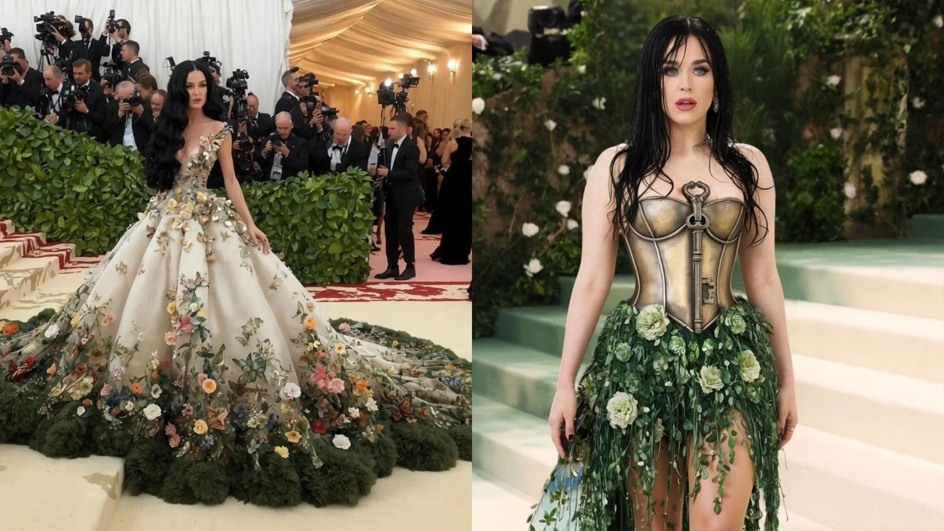 Katy Perry "asiste" a la Met Gala con ayuda de la IA y confunde a su propia madre