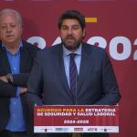 Gobierno murciano, patronal y sindicatos firman la nueva Estrategia de Seguridad Laboral