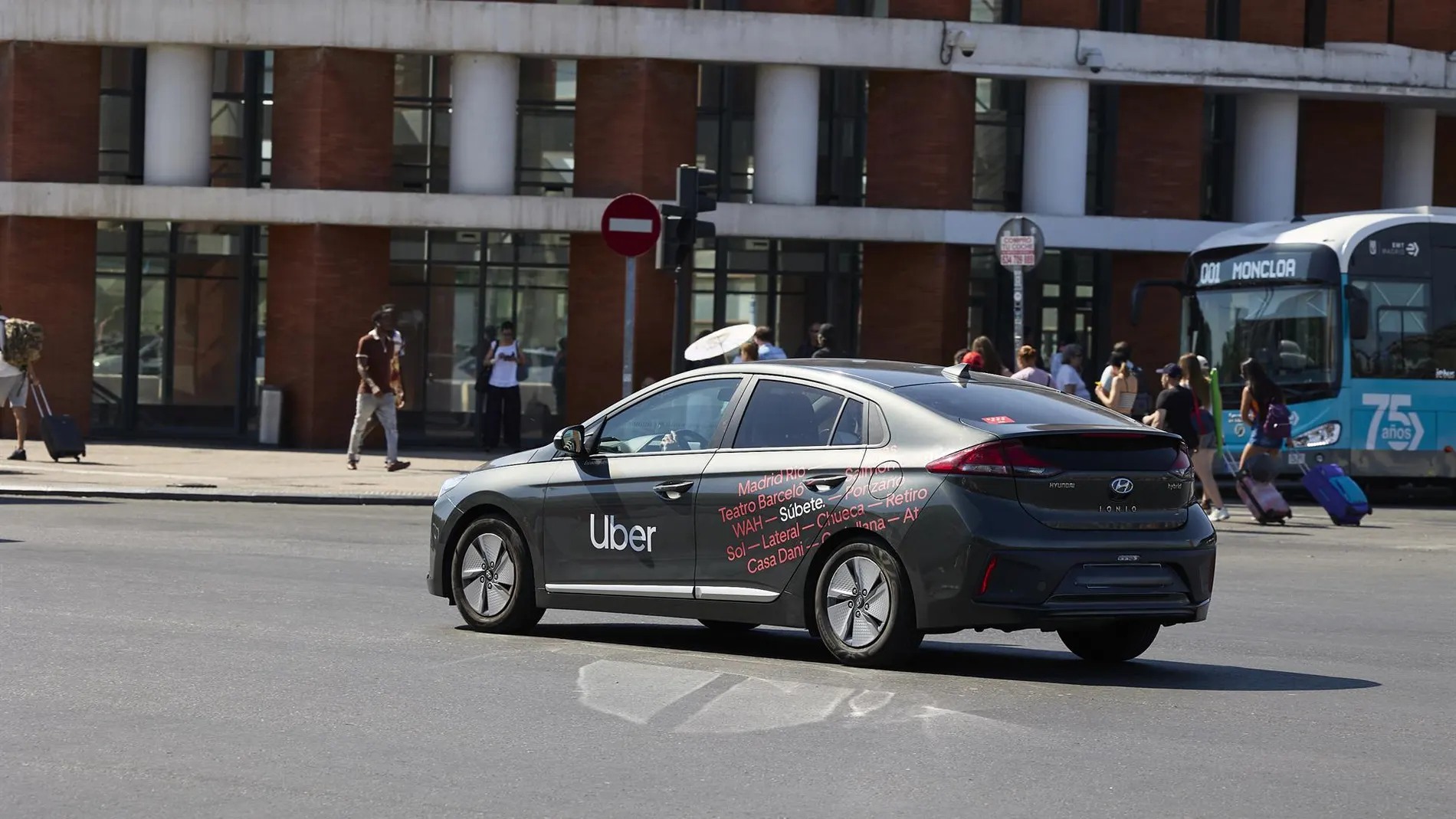 Un Uber en Madrid