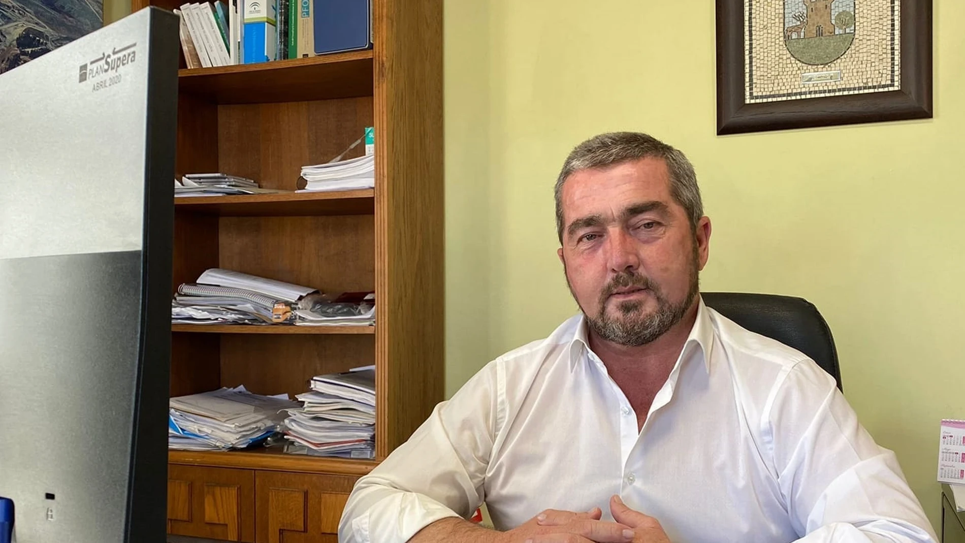 El alcalde de Aznalcóllar, Juan José Fernández