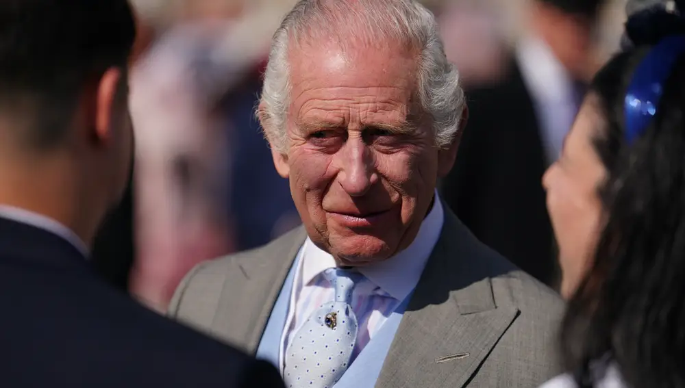 Carlos III, ayer en Buckingham