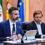 Ramón Fernández-Pacheco, en comisión de Agricultura en el Parlamento