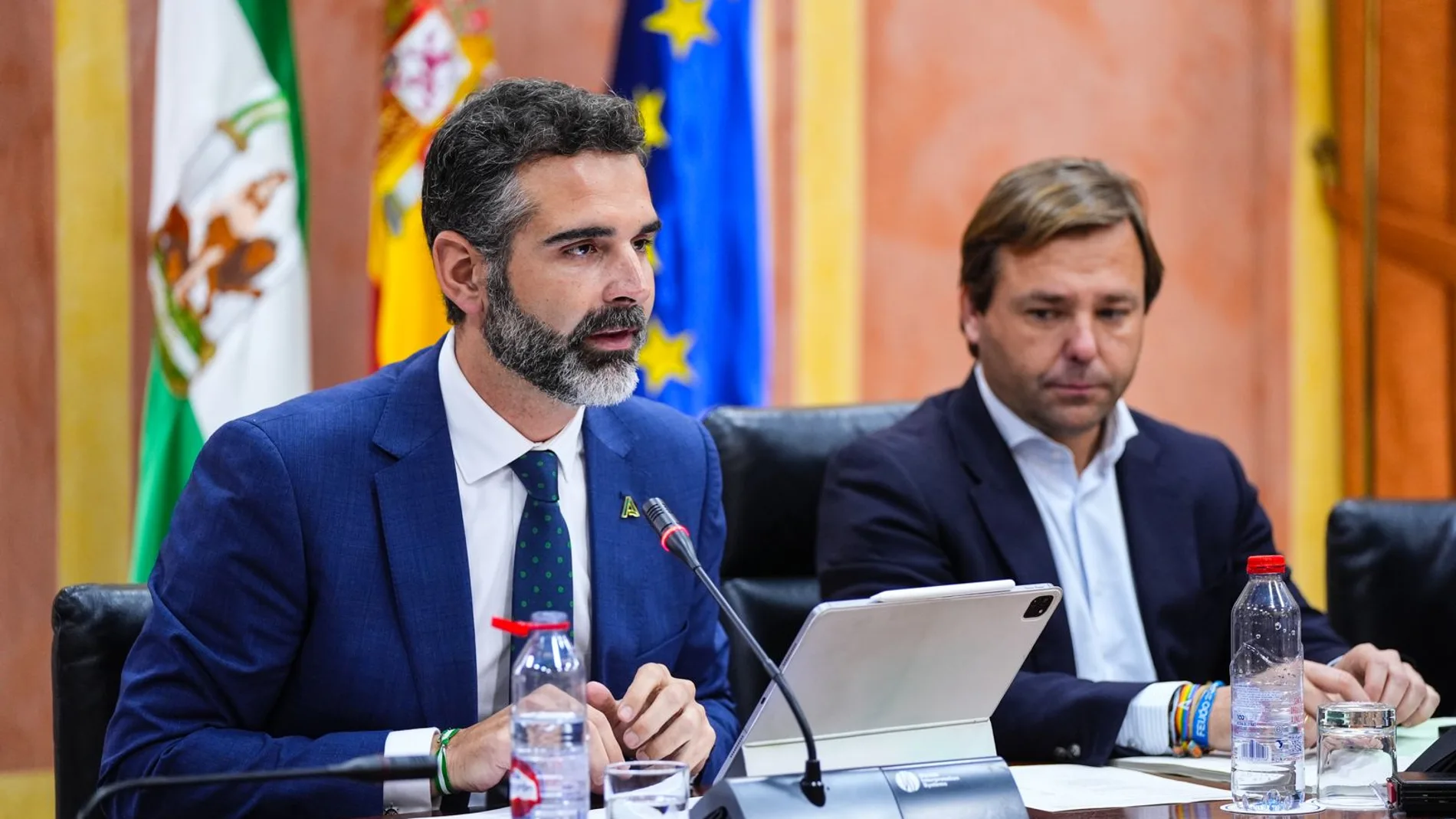 Ramón Fernández-Pacheco, en comisión de Agricultura en el Parlamento