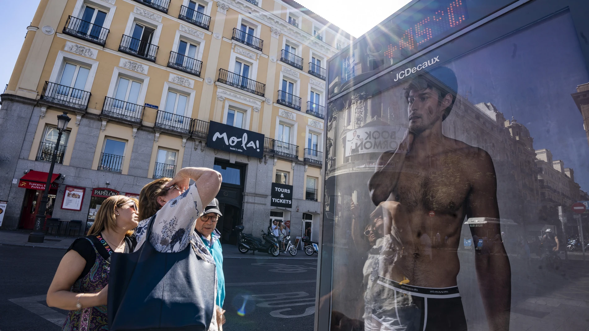 Altas temperaturas en Madrid