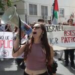 Universitarios de Granada se manifiestan por la ruptura de relaciones con Israel
