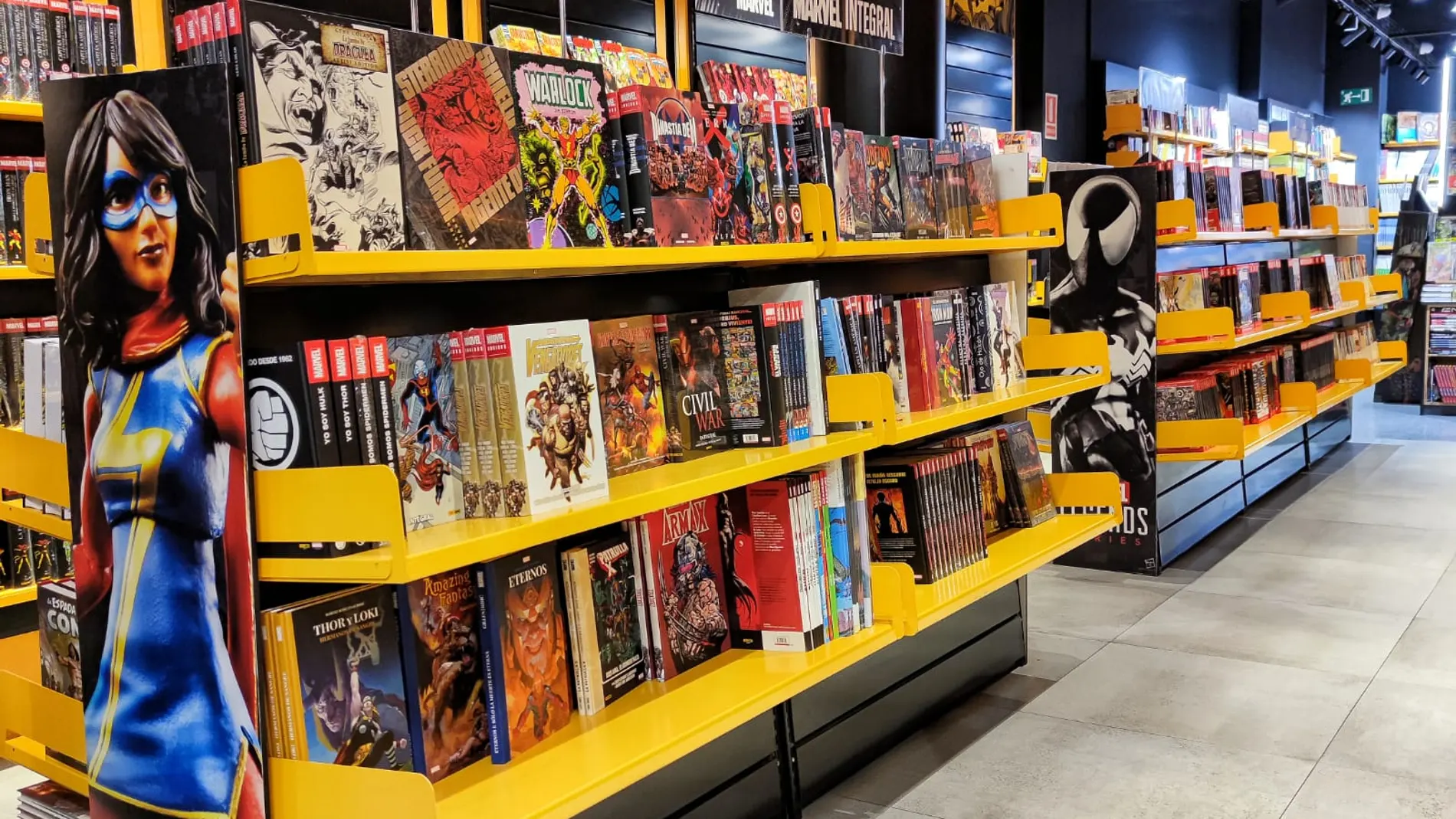 Una imagen del interior de la librería