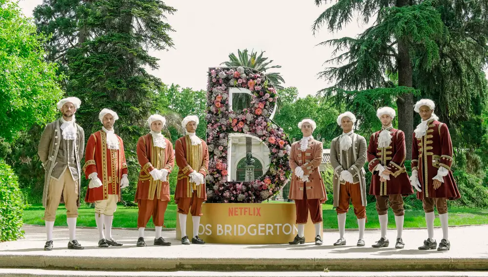 Así fue la presentación de la tercera temporada de "Los Bridgerton" en el Real Jardín Botánico de Madrid
