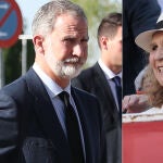El Rey Felipe y la infanta Elena