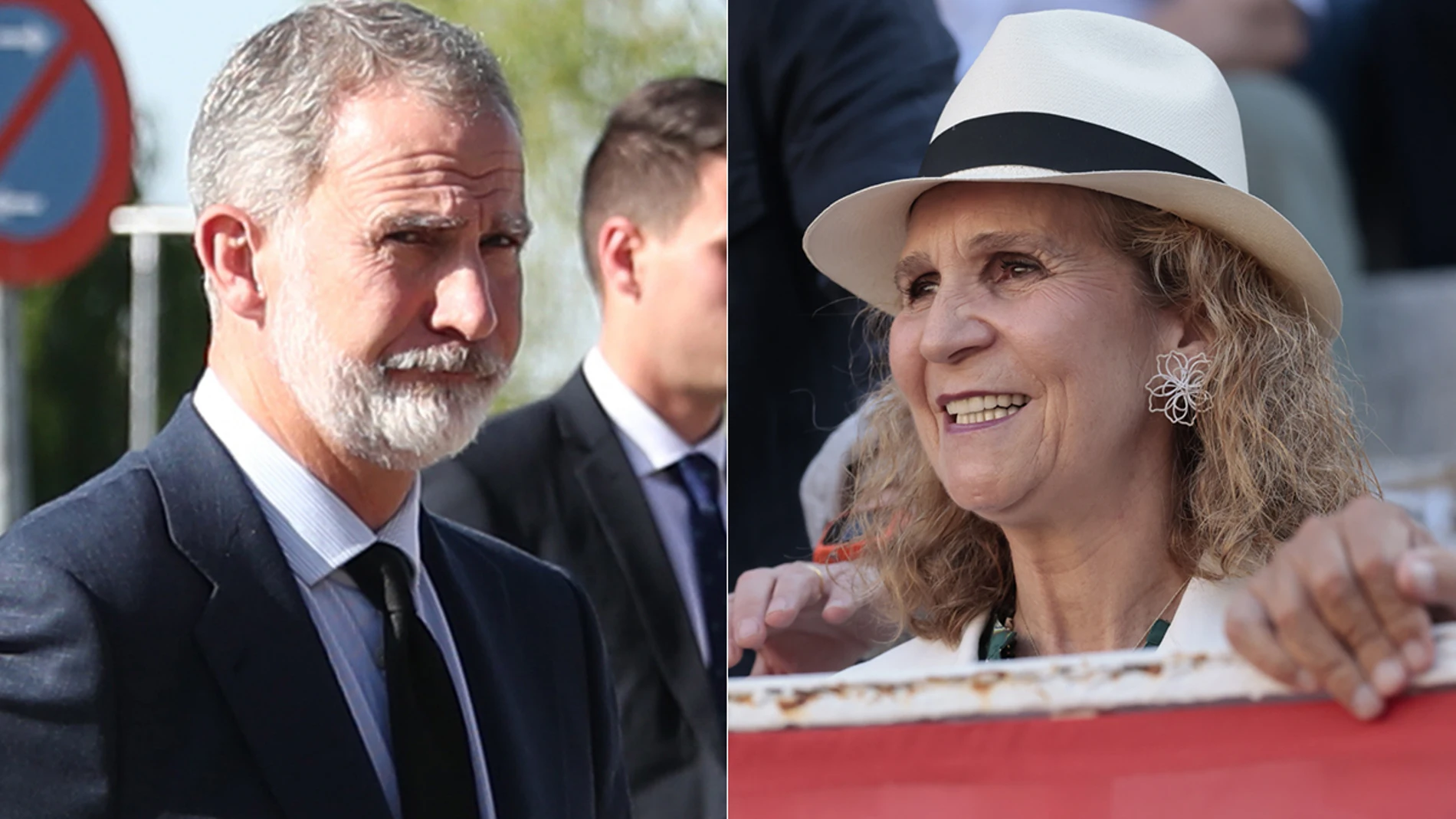 El Rey Felipe y la infanta Elena