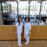 Dos enfermeras del Hospital Universitario de Burgos
