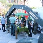 MURCIA.-La Guardia Civil expone sus recursos este domingo en la Plaza Circular de Murcia por la celebración de su fundación