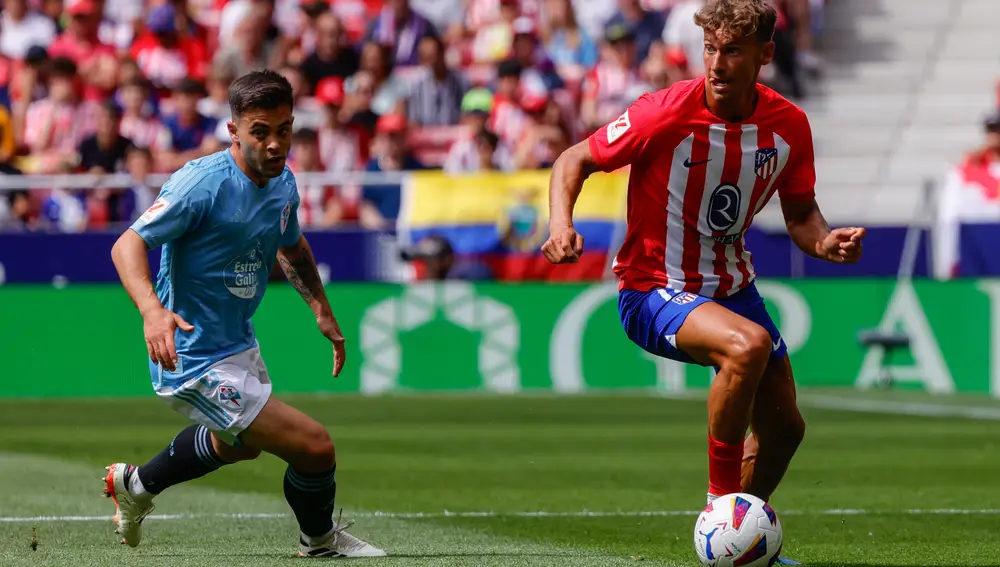 Una imagen del Atlético-Celta