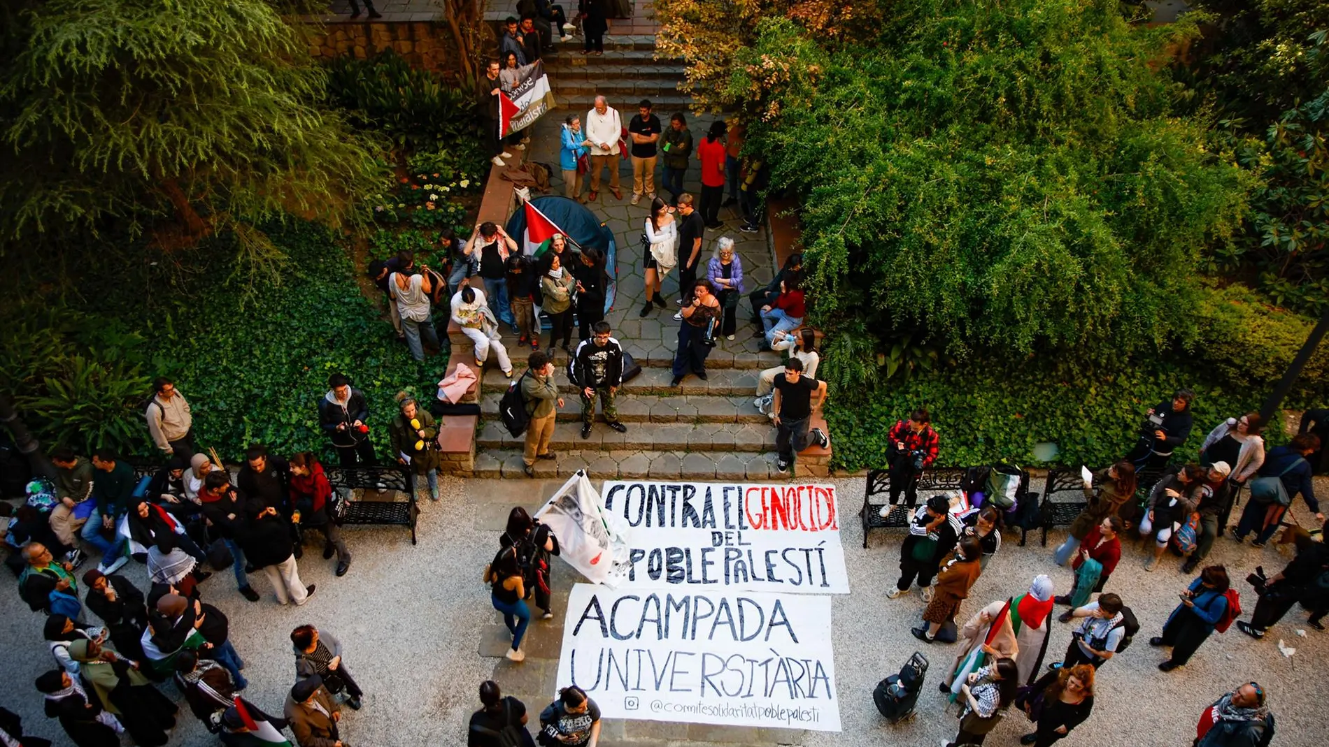 La acampada es ilegal en un día de elecciones