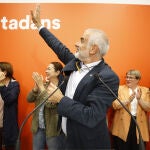 Carlos Carrizosa, candidato de Ciudadanos, que hizo gala de elegancia en su comparecencia del domingo