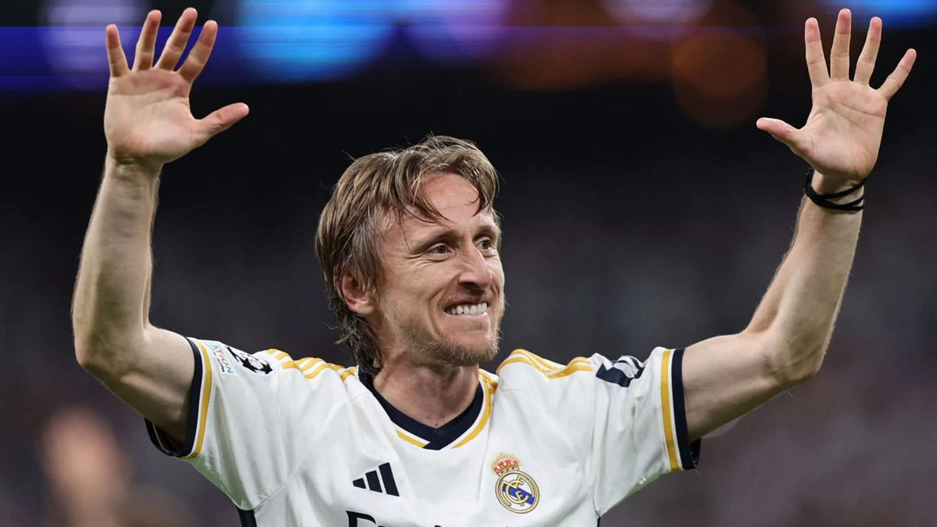 Luka Modric en un partido reciente