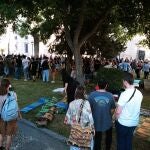 Sevilla.- Los acampados de la US alegan que desoyeron la indicación del Rectorado al carecer de sombra la zona asignada