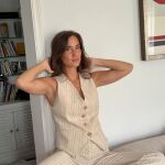 María Pombo con look de firma española.