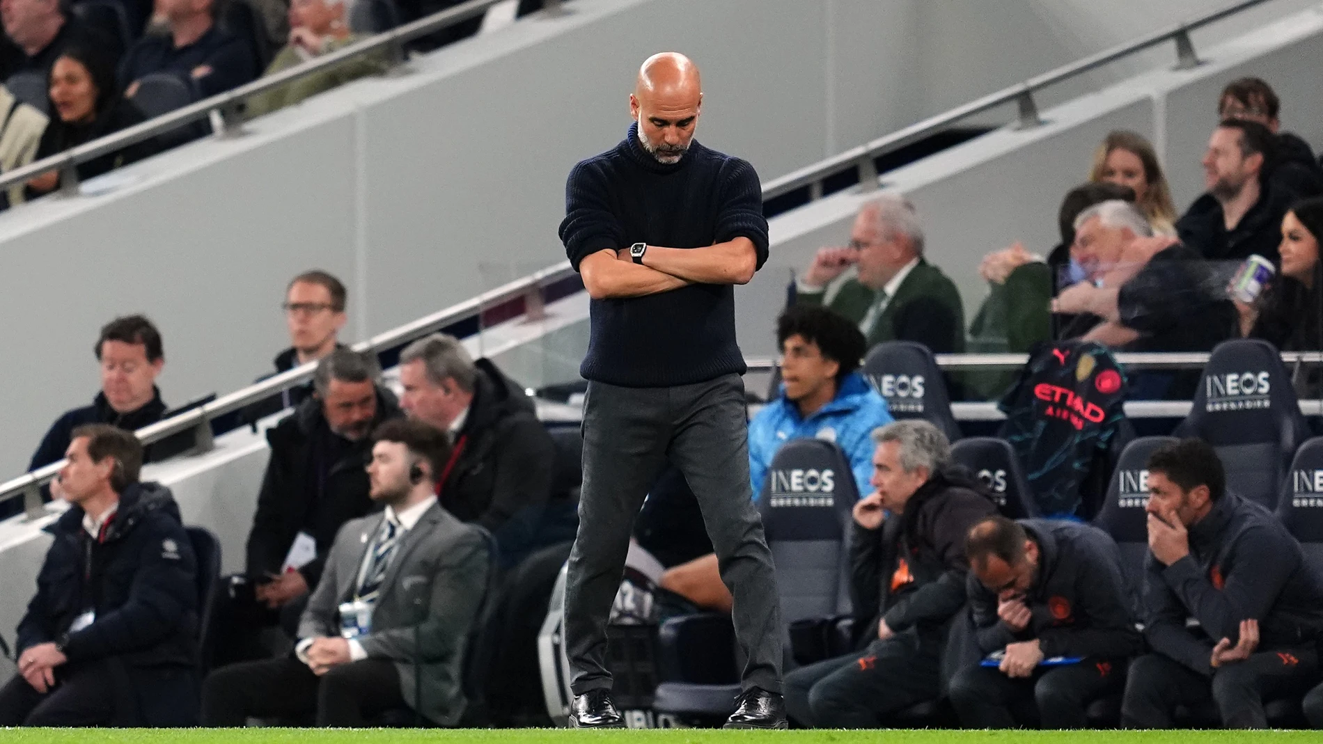Pep Guardiola, entrenador del City