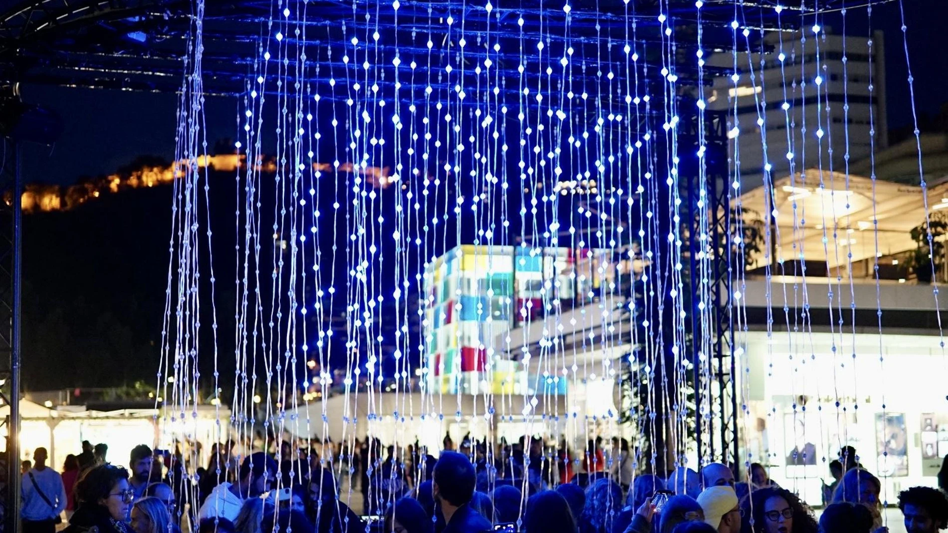 Celebración de la Noche en Blanco en Málaga